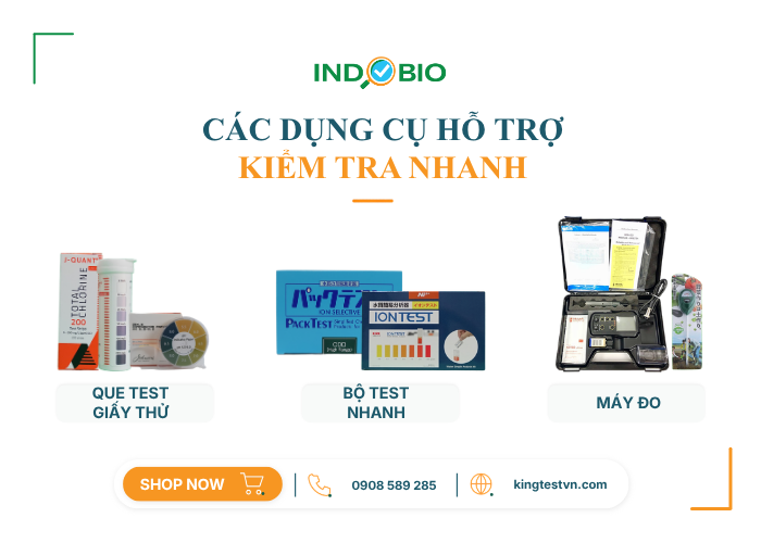 các dụng cụ hỗ trợ kiểm tra nhanh tại hiện trường